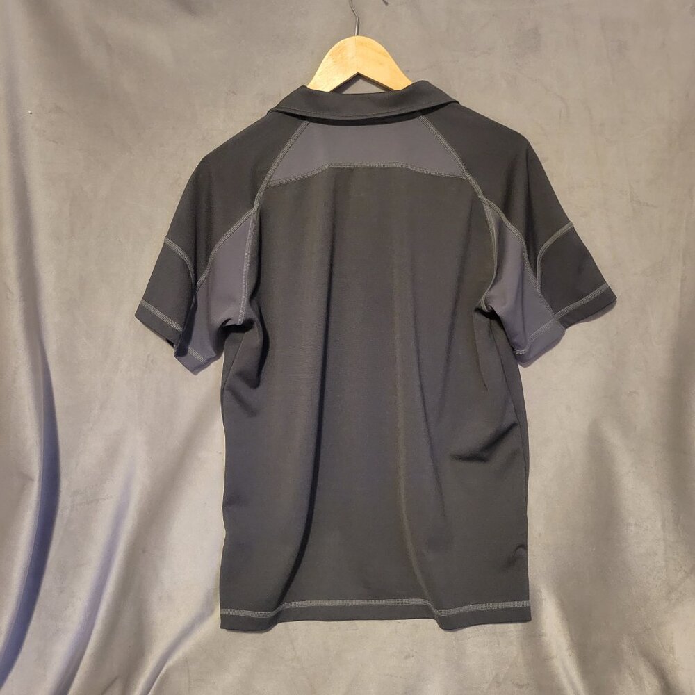 The North Face 1/4 Zip Collared Black Gray M Men's Pullover Activewear Shirt - Picture 2 of 7